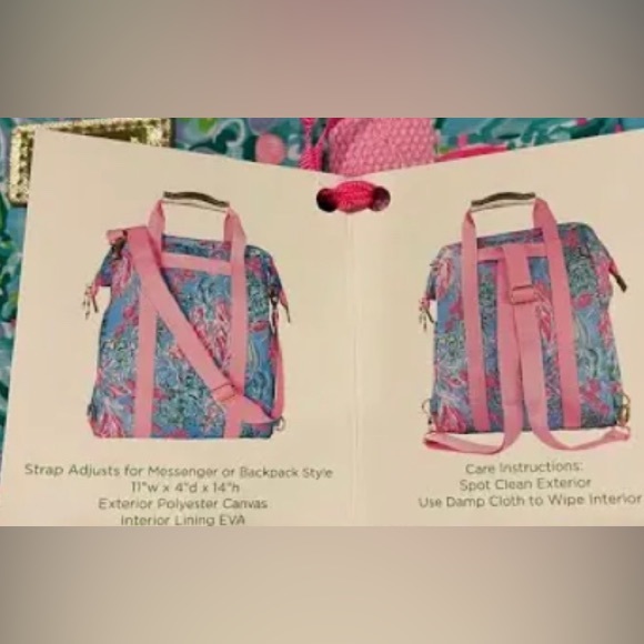Lilly Pulitzer cooler backpack - Picture 5 of 5